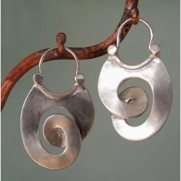 None and/or Unknown Jewelry - Silver Tone Earrings Boho Dangle Jewelry Gift